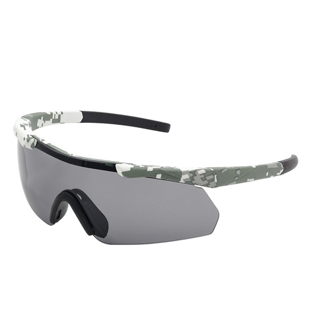 High Quality Tactical Sunglasses Ballistic UV400 Protection PC Frame Material Shooting Glasses Ansi Z87  Hiking Safety Goggles