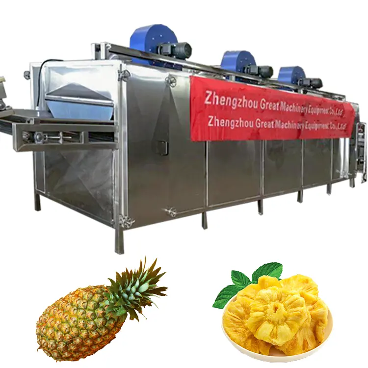 पेशेवर कन्वेयर जाल बेल्ट ड्रायर मिर्च सब्जी Dehydrator सुखाने फल मशीन