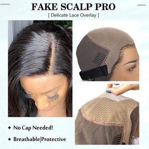 <strong>Braid</strong> Fake Scalp <strong>Wig</strong> Deep Wave Brazilian Remy Human Hair 13x6 Lace Frontal <strong>Wigs</strong> With Baby Hair - Product Image 5