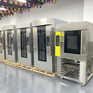 Horno Rotatorio a Gas Automático Comercial de Quince Bandejas, Equipo Esencial de Fábrica para la Producción de Máquinas de Snacks - Product Image 3