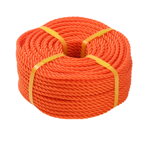 Индивидуальный прочный трехпрядный цветной крученый страховочный трос из полиэтилена, высокопрочный, 16 мм, сертифицированный ISO9001, для упаковки и использования - Product Image 4