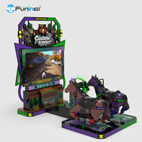 Équipement de terrain de jeu intérieur pour enfants, thème Shadow Knight, machine d'arcade à monnayeur, construction en acier, version anglaise