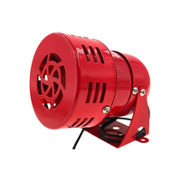 Alarma de Motor MS-390 Universal 12V/24V/220V, Sirena de Ataque Aéreo de Acero