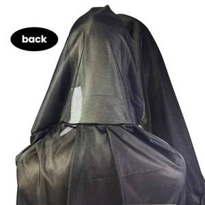 Capa Negra con Capucha para Adultos de MS Halloween, Capa Larga de Mago, Vampiro o Muerte para Cosplay, Fiestas y Actuaciones en Escenario - Product Image 4