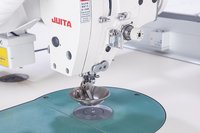 Para JTK10-90AWWJ, Cabezal de Máquina Giratorio de 360 Grados, Máquina de Coser Industrial de Cama Plana, Motor de Corte Láser, Alimentación Automática de Doble Tornillo