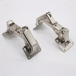 Bisagra para Muebles Shangsi Nuo, 180 Grados, Sin Ranura, Montaje en Superficie, para Espesores de 14-45 mm, Cierre Suave, Niquelado - Product Image 4