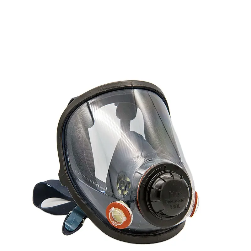 PPEシリコンフルフェイス防ガス防塵呼吸保護NBCマスク