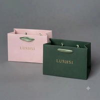 Vente de sac à provisions en papier de luxe moderne avec Logo personnalisé imprimé