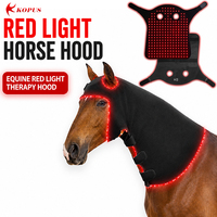Enveloppe de thérapie par lumière rouge pour chevaux avec logo personnalisé, 660nm 850nm, coussin de thérapie LED infrarouge pour le cou du cheval, pour la récupération
