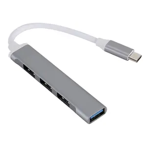 Hub USB 3.0 à 4 ports Adaptateurs répartiteurs haute vitesse de type C pour PC Accessoires informatiques HUB multiport 4 ports USB 3.0 2.0
