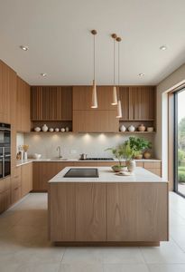 Foshan Manufacture Modern Pantry Living Room Oak Veneer Wood <strong>Sink</strong> Laundry Painted <strong>Kitchen</strong> Island Cupboard Cabinet <strong>Unit</strong> Design - Product Image 3