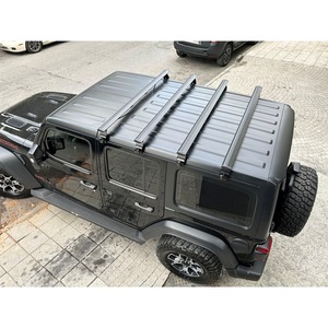 Barras Transversales para Techo de Jeep Wrangler JL, Portaequipajes de Aluminio para Canaletas de Lluvia, Color Negro, Ajuste Personalizado, Venta al Por Mayor - Product Image 6