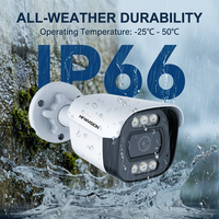 Caméra IP PoE 4MP, caméra de sécurité extérieure, vision nocturne couleur, détection humaine, audio bidirectionnel, caméra CCTV IP66