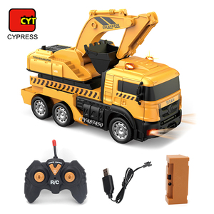 Voiture télécommandée transformable en excavatrice <span class=keywords><strong>robot</strong></span>, jouet de véhicule d'ingénierie, <span class=keywords><strong>camion</strong></span> - Product Image 4