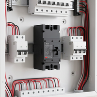Disjoncteur solaire DC MCCB Shang China, protection contre les courts-circuits, disjoncteurs à boîtier moulé en plastique