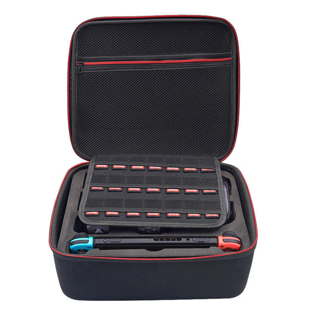 Durable Large Space Game Full Set Accessories Storage Bag for Nintendo Switch Lite with Shoulder Straps