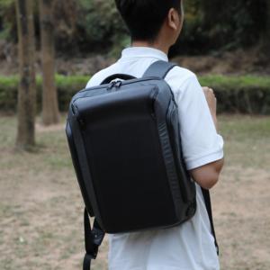 Mochila Solar Impermeable de Nueva Generación, Totalmente Negra, Paneles Solares de Alta Eficiencia con Celdas BC, Bolsa para Exteriores para Teléfono y Dron GSE-601 - Product Image 2