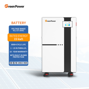Sistema de Almacenamiento de Energía Solar para el Hogar con Batería LFP Vertical Móvil de 15 kWh, 300 Ah, 51.2 V, 8000 Ciclos, Resistente al Agua y al Polvo IP20 - Product Image 1