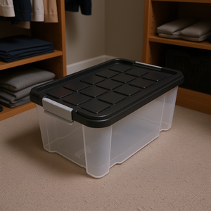 RIVAL Eurobox 30x19x14cm <b>With</b> <b>Lid</b> Storage Container For Organizing - Product Image 3