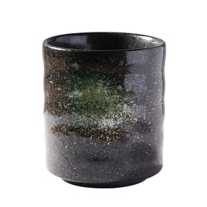 Tasse à thé japonaise de 250 ml en grès, mug à café vintage en céramique, tasse à eau en argile pour bureau commercial - Product Image 6