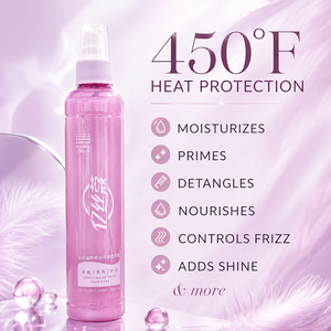 Spray capillaire personnalisé avec logo, traitement lissant à la kératine, anti-frisottis, protection thermique 450 ° Sérum capillaire F pour cheveux crépus - Product Image 4