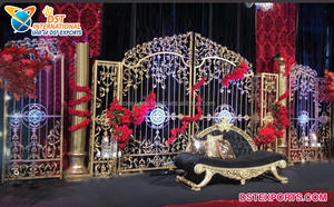 Fondo de boda, marcos de puerta tradicional, creativo, para escenario, bajo precio, paneles de decoración para escenario - Product Image 5