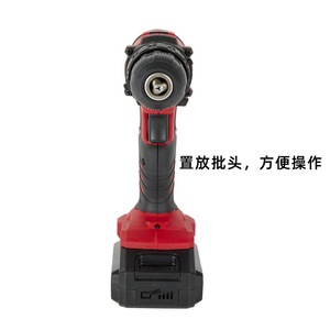 Taladro de Impacto Eléctrico de Doble Velocidad, 20V, Batería de Litio Recargable, Motor con Escobillas, Alto Torque, Herramienta Eléctrica para Bricolaje - Product Image 2