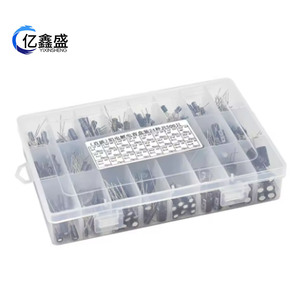 ตัวเก็บประจุอลูมิเนียมอิเล็กโทรลีติค 0.1uF 1000uF 10V 16V 25V 50V ชุดคละแบบโพลาไรซ์ 500 ชิ้น - Product Image 3