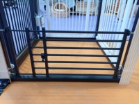 Porte rétractable sans perçage Porte pour chien Porte pour animaux de compagnie pour escalier