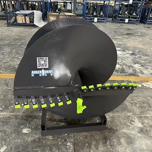 Barrena pequeña y cabezal motorizado para perforación de tierra utilizados en pozos de pilotes por excavadora o grúa - Product Image 2