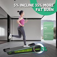 Mini tapis roulant vert écologique planche de marche portable avec écran LED modèle 3 pour un usage domestique