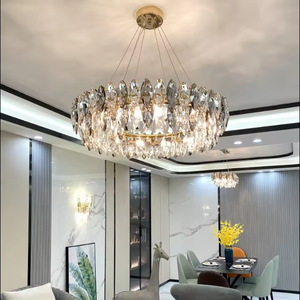 Wholesale Luxury Lamp Home Decor <b>Lighting</b> Modern Nordic <b>Living</b> <b>Room</b> K9 Crystal Chandelier - Product Image 4