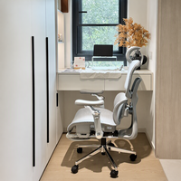 Chaise de bureau ergonomique de haute qualité avec appui-tête réglable, dossier haut, pivotante, chaise de direction entièrement en mesh, chaise de bureau informatique
