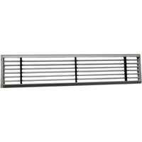Grille de ventilation de climatisation en alliage d'aluminium PVC, ventes directes d'usine, spécifications personnalisables