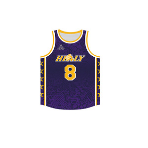 Ensemble d'uniformes de basketball athlétiques personnalisés HEALY, dernier design, séchage rapide, vêtements de sport, débardeur, short pour hommes - Product Image 4
