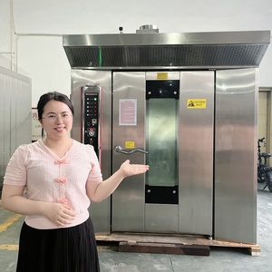 Industrial Big Bakery Rotary <b>Oven</b> 32 Tray Electrical/Gas Commercial High Capacity Stainless Steel 3.1kW <b>Knob</b> Control - Product Image 3