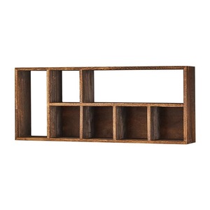 Étagère murale en bois massif pour le rangement et l'organisation de service à thé, présentoir multi-niveaux pour salon - Product Image 2