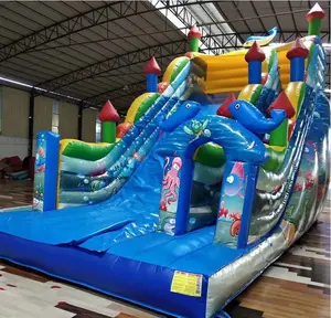 Various Shapes commercial grade Wild Zoo inflatable slides/ dry slides manufacturer china for children