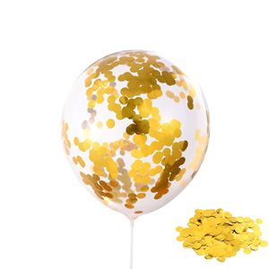 HLC RTS - Paquete de 100 Globos de Látex de 12 Pulgadas, Globos Bobo con Confeti, Globos Redondos de San Valentín con Lentejuelas, Globos para Fiestas de Cumpleaños - Product Image 2