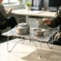Meubles de camping portables modernes et compacts, table pliante multifonctionnelle en alliage d'aluminium pour le parc et l'hôtel