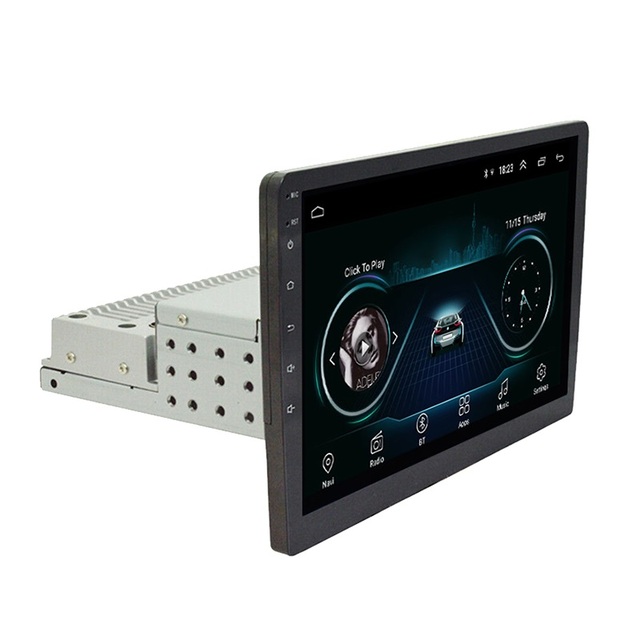 Universal 10 Inch1DIN IPS Screen 4 Core Head Unit Android GPS Amplifier Car DVD Player Car Stereo Radio