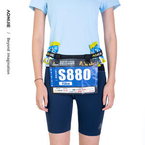 <span class=keywords><strong>AONIJIE</strong></span>-Cinturón elástico para correr, cinturón fijo con número de maratón, estilo todoterreno, hebilla de libro, E4435 - Product Image 1