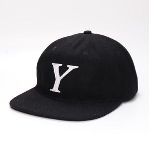 Casquette Snapback en laine, logo brodé personnalisé, casquette non structurée - Product Image 2