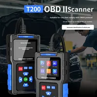 Escáner automático T200, instrumento de diagnóstico de fallas de coche transfronterizo, Detector OBD2 de motor, lectura de código, herramientas de diagnóstico de batería Obd