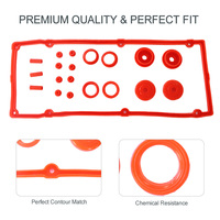 406-1007248-11 Kit de joints en silicone pour collecteur d'allumage GAZ Gazelle Volga UAZ ZMZ 406 405 409, joint de tube moteur, vente en gros
