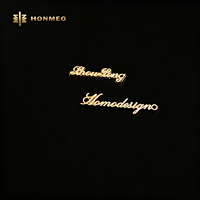 HONMEO Étiquette Métallique en Alliage de Zinc pour Jeans, Marque Personnalisée Gravée, Vêtement, Veste, Vente en Gros