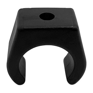 Abrazadera para tubo de 1 pulgada, abrazaderas individuales para tubos, para la industria general, accesorio marino de plástico de nailon negro para barcos - Product Image 3