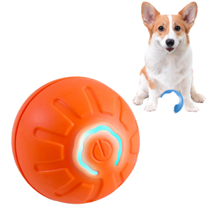 Köpekler için klasik USB interaktif çiğnemek oyuncak topu elektrikli Pet atlama kauçuk desen köpek diş temizleme malzemeleri kediler için - Product Image 4