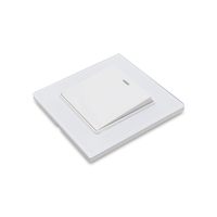 Saklar Panel Kaca Standar Eropa Single Gang 1 Jalur 3 Jalur Saklar Lampu Stopkontak Listrik Saklar Tombol Tekan