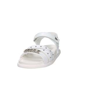 Sandales pour filles Ferre, blanches, taille 38, à brides plates avec clous - Product Image 5